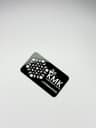 Business Cards — Matte Black Geometric Cutout