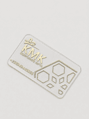 Business Cards — Clear Acrylic & Gold Foil